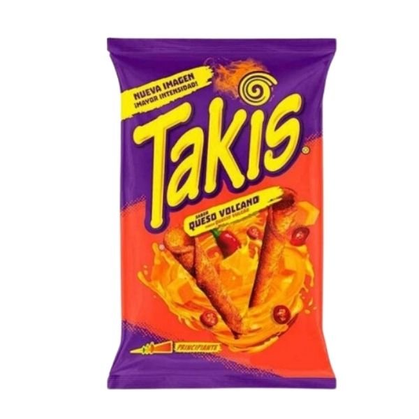 Takis Queso Volcano 90 g Takis Queso Volcano (Spain) 100 g (1x18) - Afbeelding 1