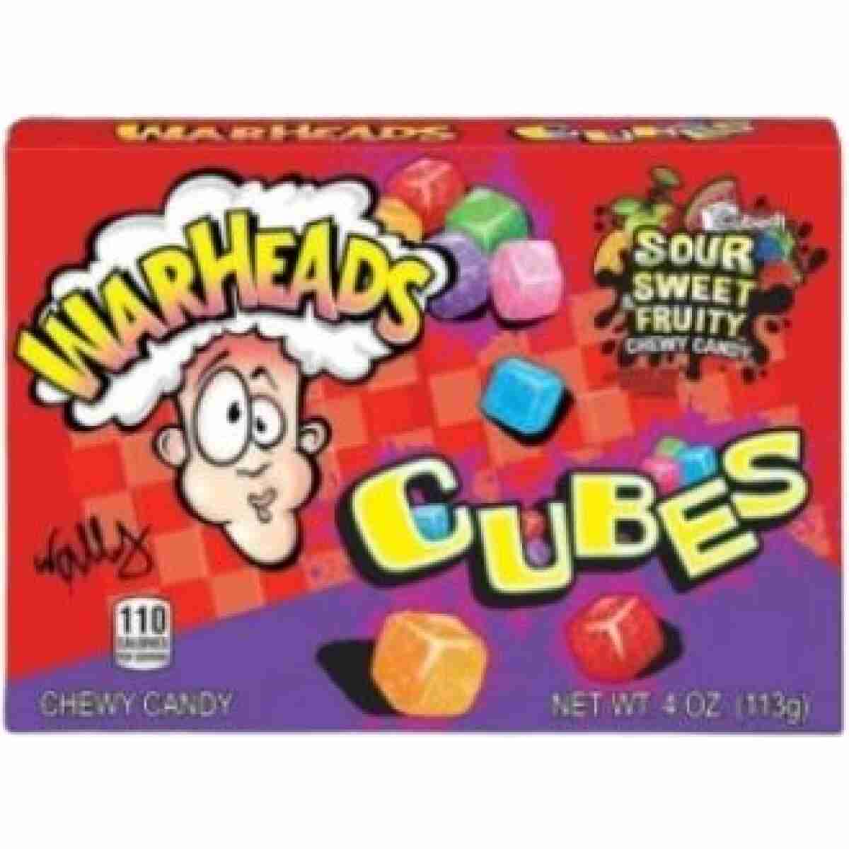 Warheads Chewy Cubes 113 g (1x12)