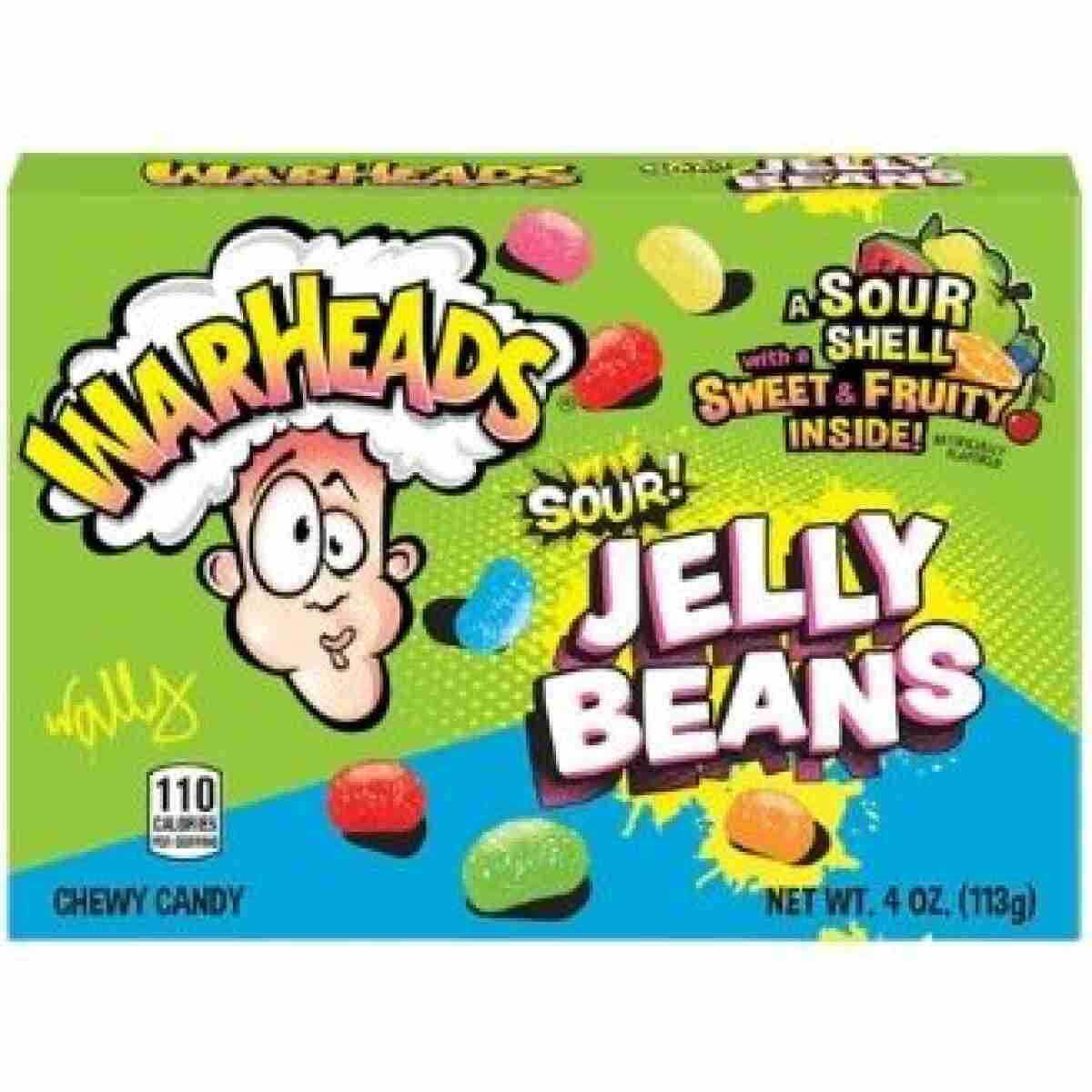 Warheads Jelly Beans 113 g (1x12)