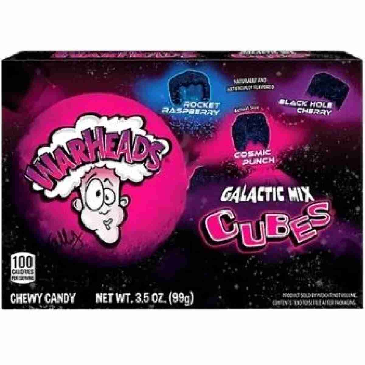 Warheads Galactic Cubes 113 g (1x12)