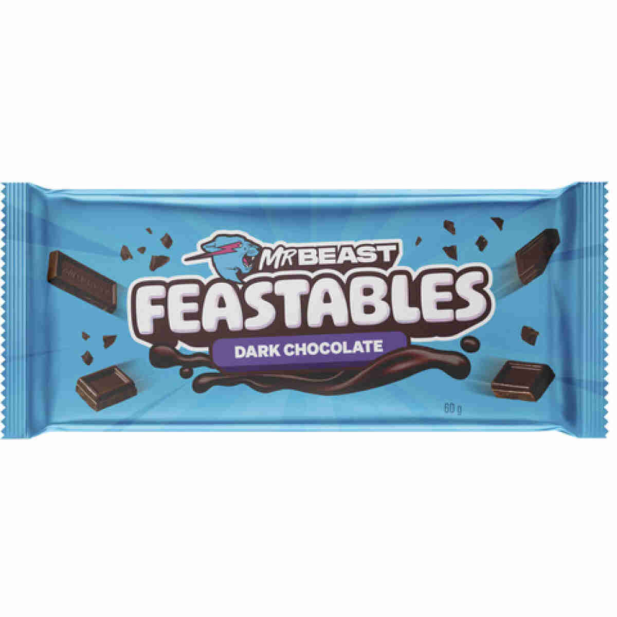 FEASTABLES DARK CHOCO 60g (1x10)