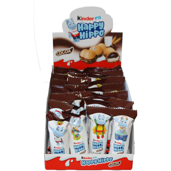 Snacks Kinder Happy Hippo Cocoa 20.7g (1x28)