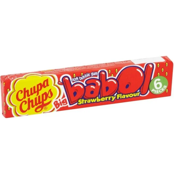 Chupa Chups Babol Strawberry 28 gr (1x20)