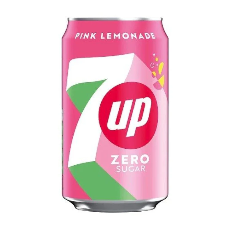 7UP Pink Lemonade Zero Sugar 330ml (1x24)