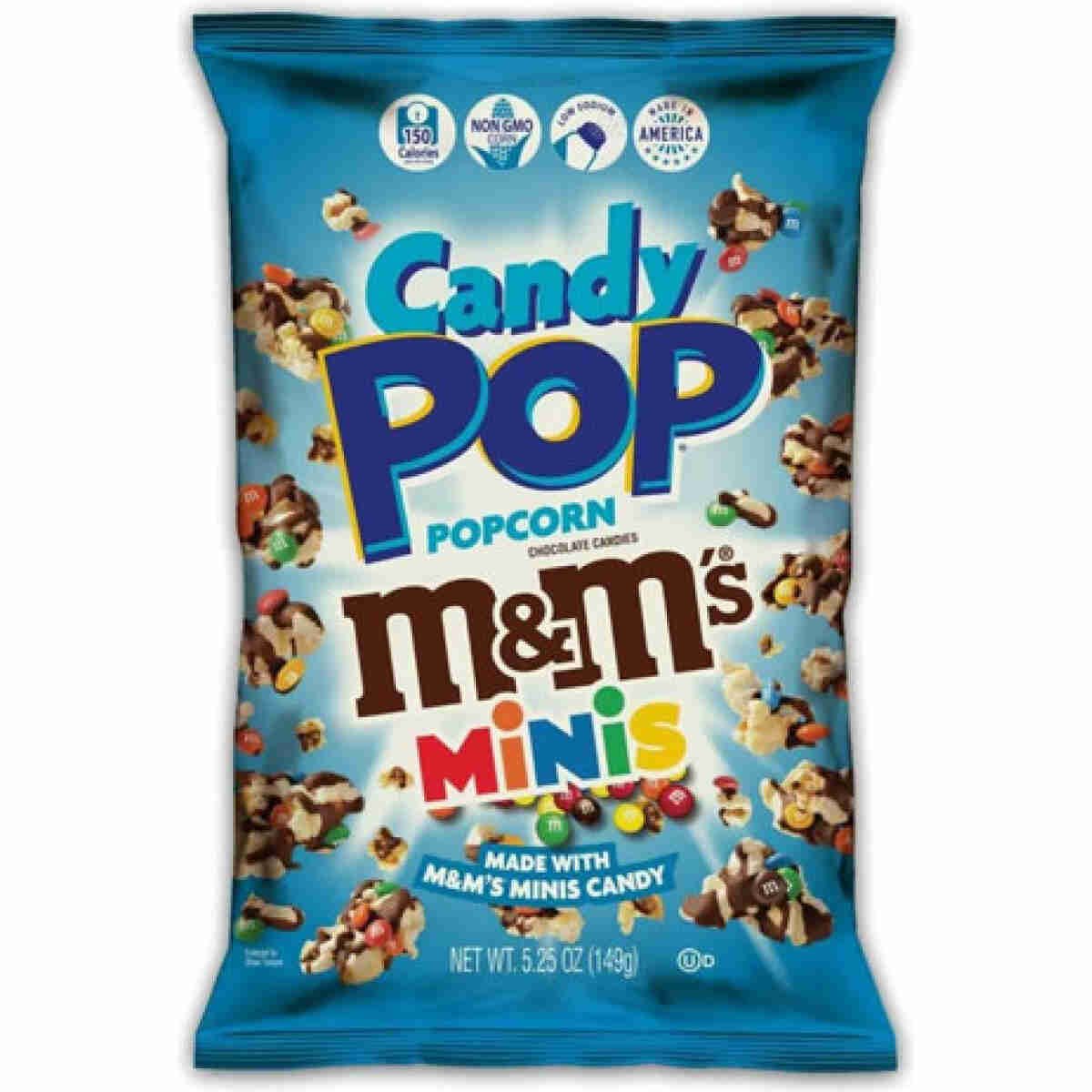 Snack Candy Pop Popcorn M&M Minis149g (1x12)