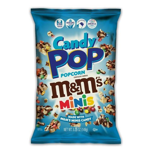 Snack-Candy-Pop-Popcorn-MM-Minis-NPM-149g-120 Snack Candy Pop Popcorn M&M Minis149g (1x12) - Afbeelding 1