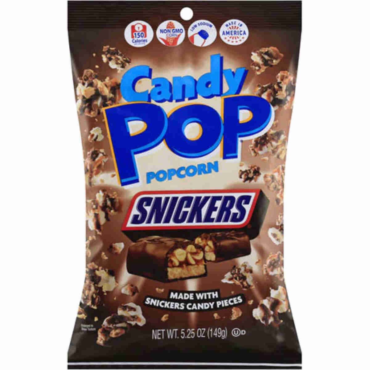 Snack Candy Pop Popcorn Snickers 149G (1x12)
