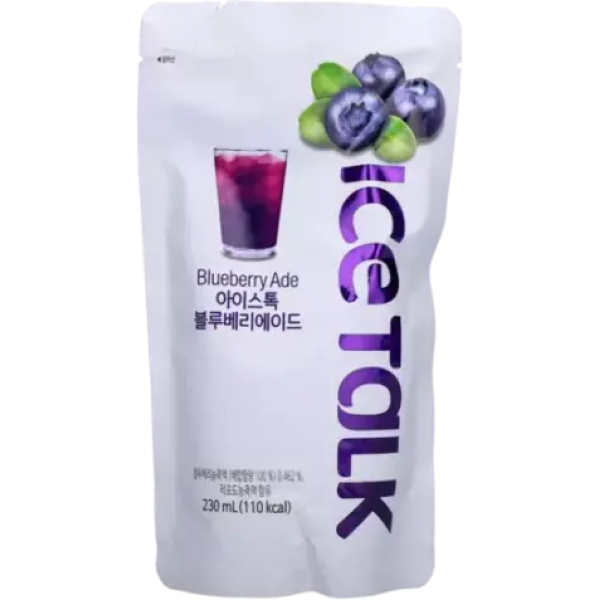 Ice Talk Blueberry Ade Korean 230 ml (1x10)