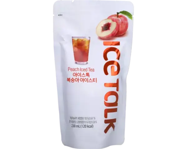 Ice Talk Peach Iced Tea Ice Talk Peach Iced Tea Korean 230 ml (1x10) - Afbeelding 1