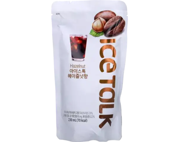talk 2 Ice Talk Americano Hazelnut Syrup Korean 230 ml (1x10) - Afbeelding 1