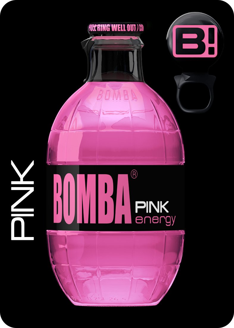 GB PINK BOMBA Pink Energy 250ml (1x12) - Afbeelding 1