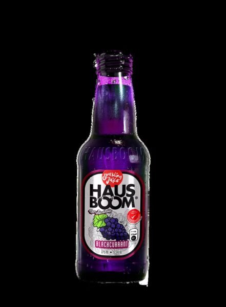 HausBoom Sparkling Drink Blackcurrant 275ml (1X24)