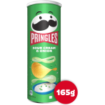 Pringles Sour Cream & Onion Chips 165 gr (1x19)