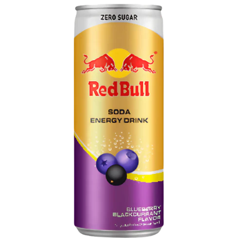 REDBULL BLUBERRY Red Bull Blackcurrant Blueberry Thailand 250 ml (1x24) - Afbeelding 1
