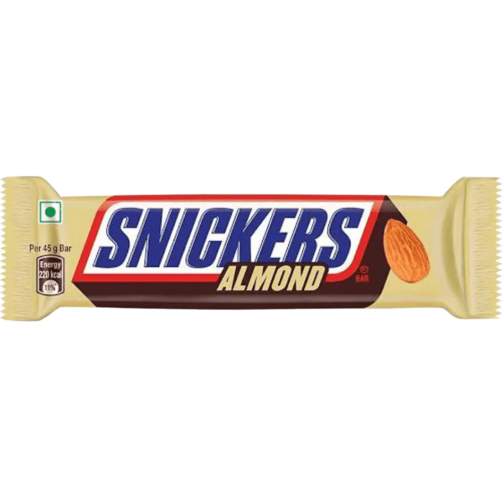 snickers-almond SNICKERS Almond 45g (1x15) - Afbeelding 1