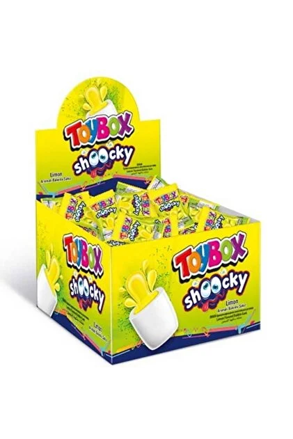 TOYBOX limon SAKIZ Toybox Shoocky Gummy Citroen 4g (1x100) - Afbeelding 1