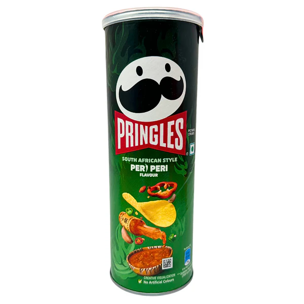 india per Pringles India Peri Peri 102g (1x16) - Afbeelding 1