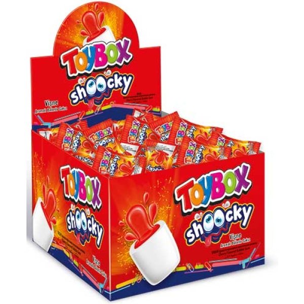 Toybox Shoocky Gummy Kersen 4g (1x100)