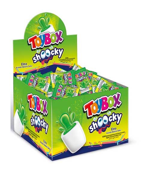 toybox elma2 Toybox Shoocky Gummy Apple 4g (1x100) - Afbeelding 1