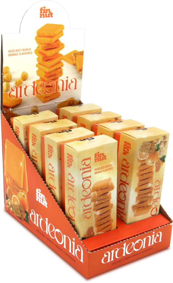 FIN NUT Hazelnut Crunch Orange 110g (1x8)