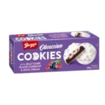 Bergen Cookies Jelly Cube Black Currant & Milk Cream 128gr (1x18)