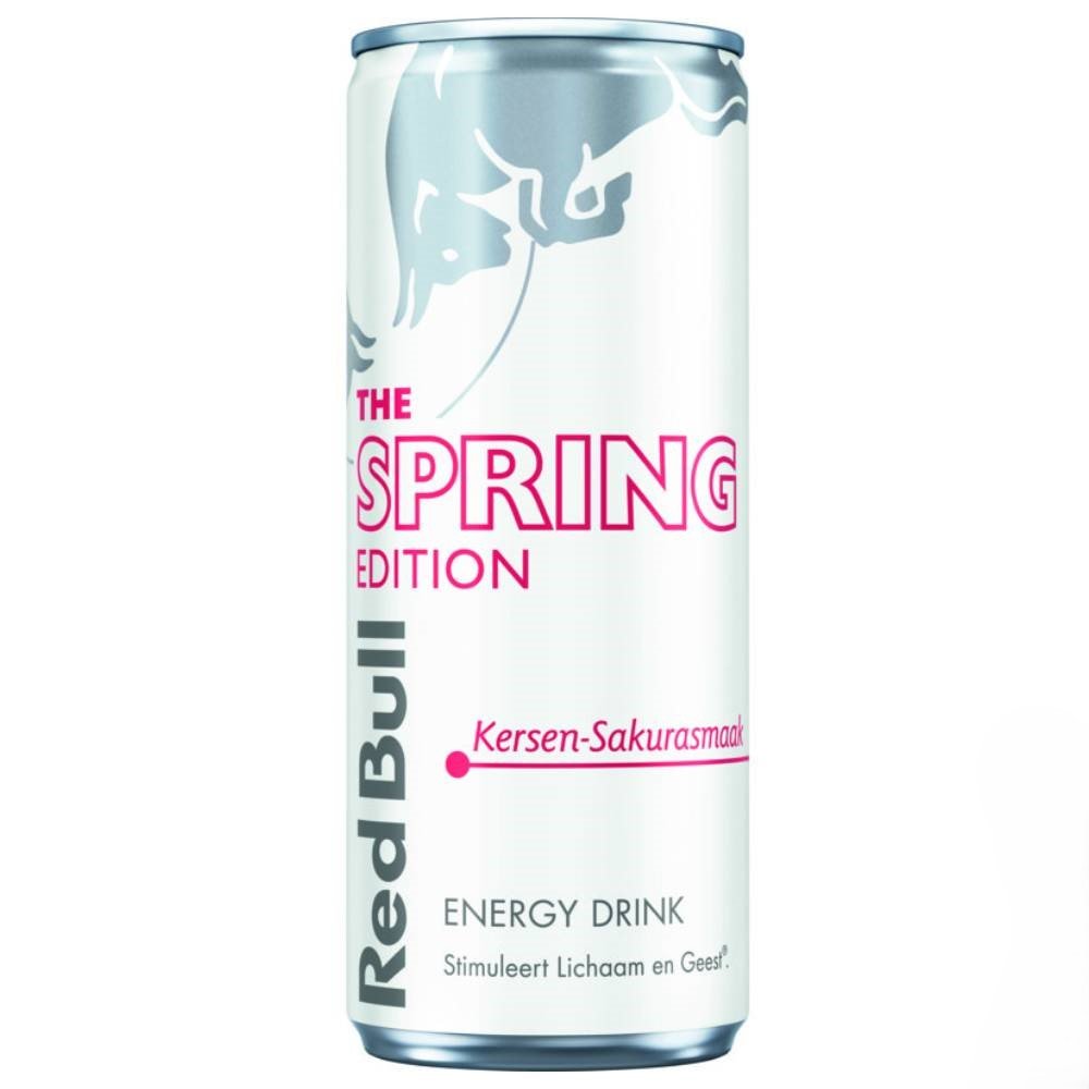 RB-blikje-sakura Red Bull Cherry Sakura 250 ml (1x24) - Afbeelding 1