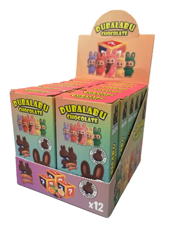 Dubalabu Mysterie Fruit Crème Chocoladereep - 100g (1x12)