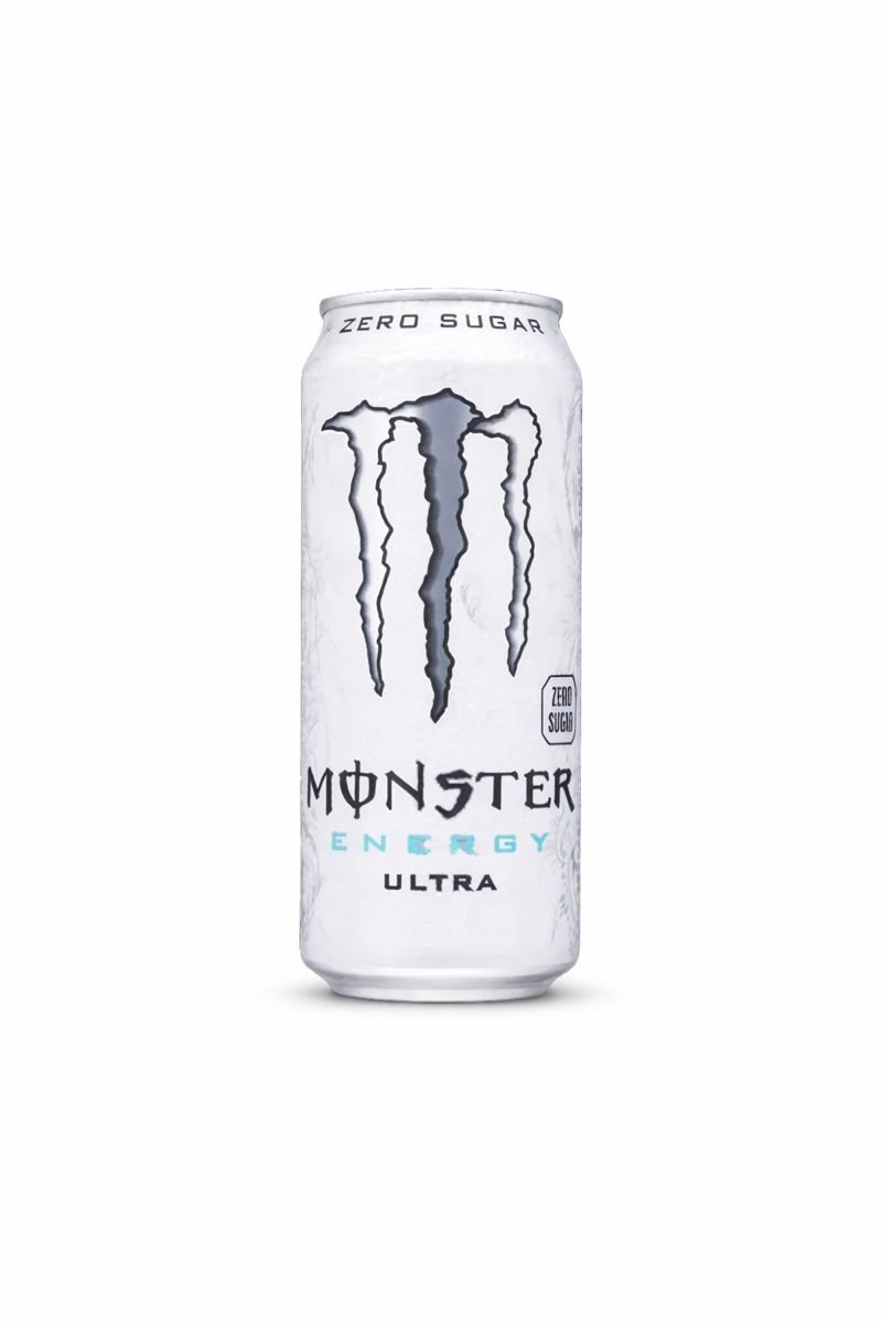 monster white Monster Energy Ultra White Zero Sugar 500 ml (1x24) - Afbeelding 1