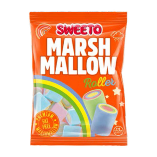 sweeto marshmallow ROLLER Sweeto Marshmallow Roller (Halal) 140 g (1x12) - Afbeelding 1