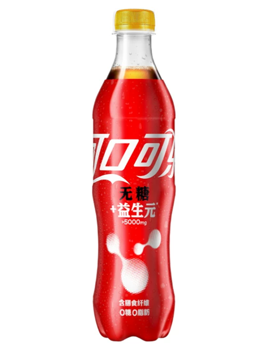 CocaColaPrebioticSugarFreeSoda500mL Coca Cola Zero Fiber China 500 ml 12x500ml - Afbeelding 1