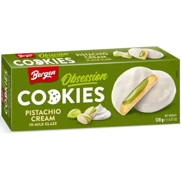 Bergen Pistachio & White Chocolate 128gr (1x27)