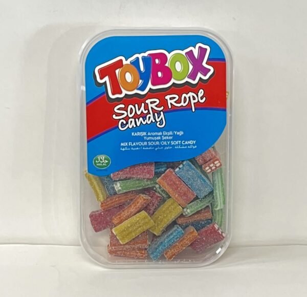 Toybox sour Rope Candy (Zure Zachte Snoepjes) 170gr